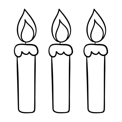 Birthday Candle Template